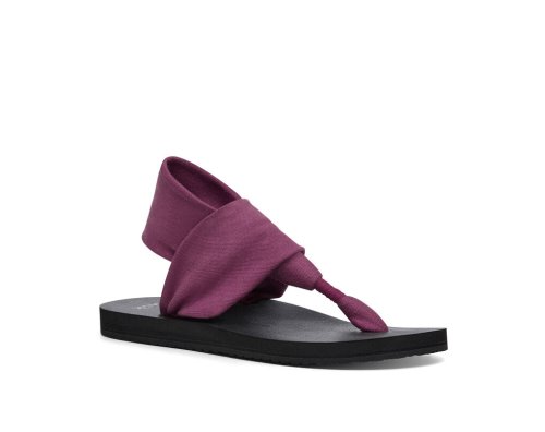 Sanuk Womens Sling ST Vegan Purple Sandals | MDFEWO413